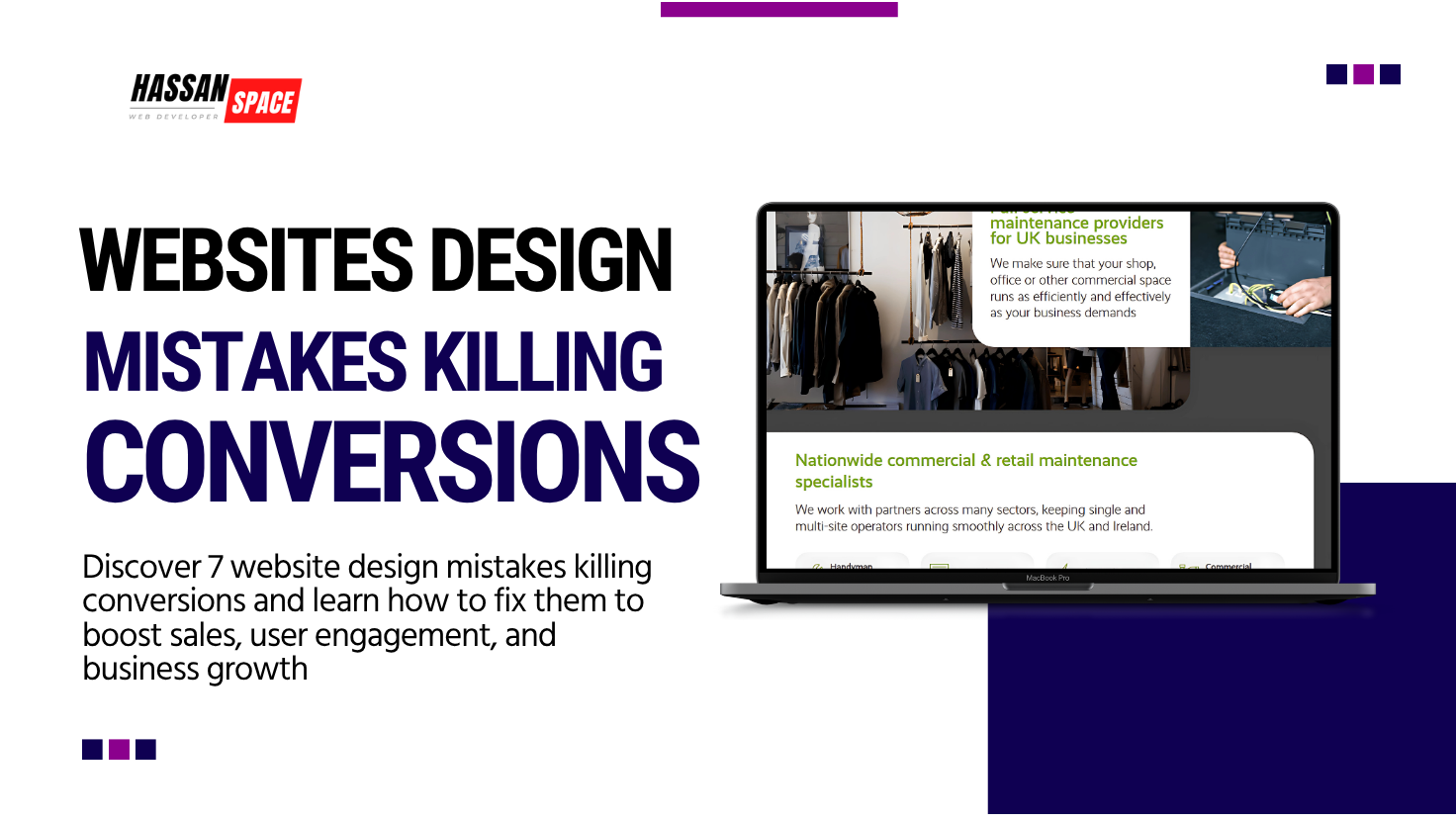 7 Website Design Mistakes Killing Conversions