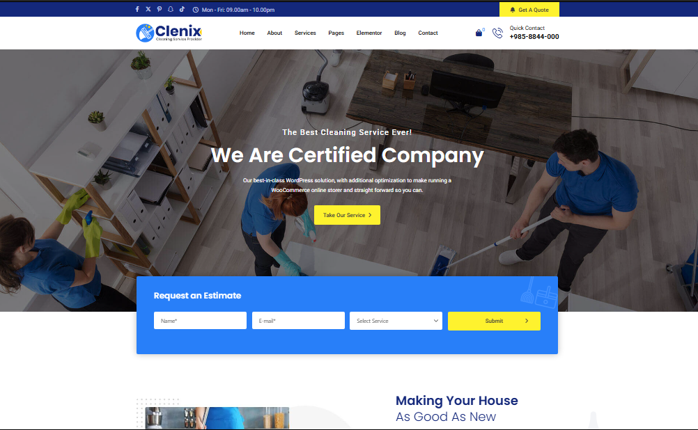 7 Best WordPress Themes for Cleaning Services