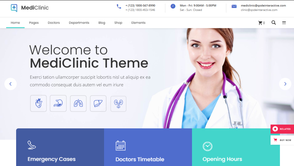 5 Best Website Themes to Boost Healthcare Services