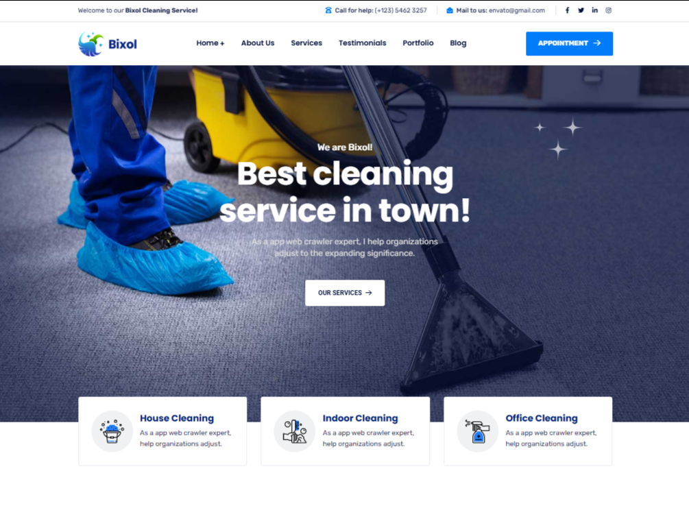7 Best WordPress Themes for Cleaning Services